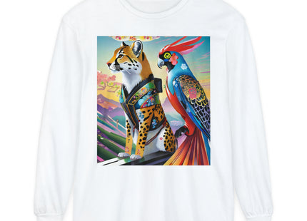 Cybernetic Duets Garment-dyed Long Sleeve T-Shirt