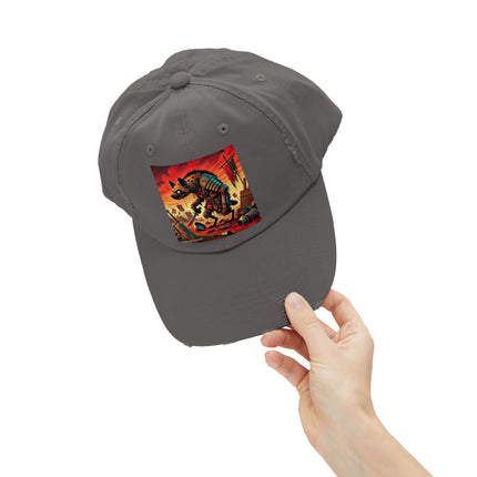 The Cunning Scavenger Unisex Distressed Cap