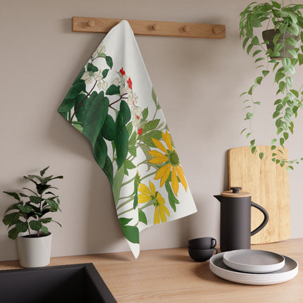 Clerodendrum & Rudbeckia by Tanigami Kônan Kitchen Towel