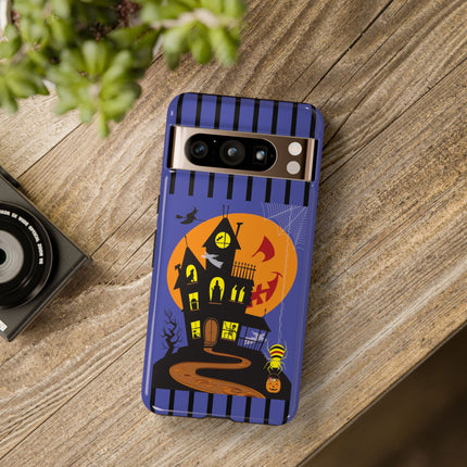 Halloween Night at the Haunted House Phone Cases