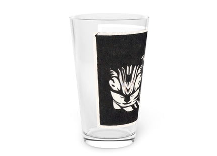 December (Cat Lying) by Anna Julia de Graag Glass, 16oz