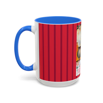 The Hallowe'en Cauldron In the Firelight's Gleam Colorful Mugs (11oz, 15oz)