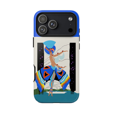 Exotic Dancer Phone Case – Vibrant Performance & Art Deco Flair