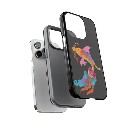 Golden Koi Phone Case – Lucky Swim & Vibrant Fortune