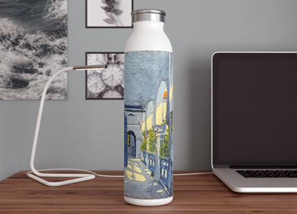 Gallery of a Moroccan Riad by George Gaudion Slim Water Bottle