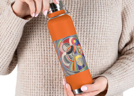 Rythme No. 1 by Robert Delaunay Copper Vacuum Insulated Bottle, 22oz