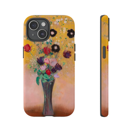 Vase of Flowers by Odilon Redon Phone Cases