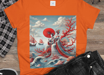 Ladies by the Quiet Sea Cotton Tee