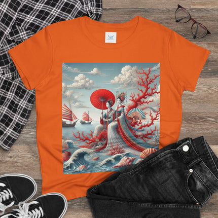 Ladies by the Quiet Sea Cotton Tee