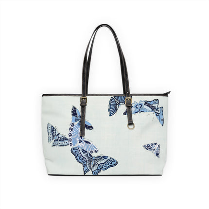 Japanese Butterfly by Kamisaka Sekka PU Leather Shoulder Bag
