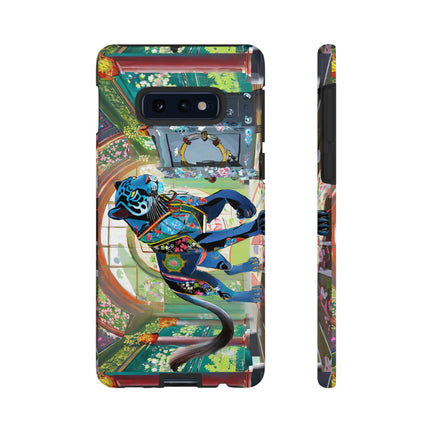 Cyber Panther's Hunt Phone Cases