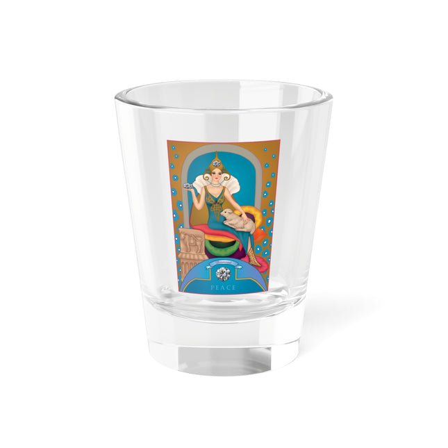 April & Diamond (from the Gem Series) by Sofia Chiostri Shot Glass, 1.5oz