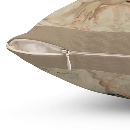 Les Femmes Fatales by Gerda Wegener Spun Polyester Square Pillow