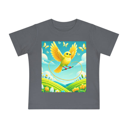 Canary Jumping Rope Baby T-Shirt – A Little Burst of Sunshine