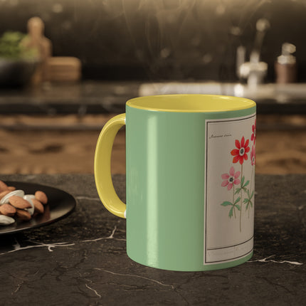 Anemoon, Anemone by Anselmus Boëtius de Boodt Colorful Mugs, 11oz