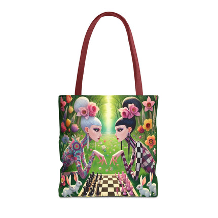 The Spring Gambit: A Fairy’s Move Tote Bag – Whimsical Chess & Spring Magic