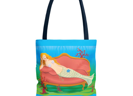 A Mermaid's Peaceful Refuge Tote Bag (AOP)