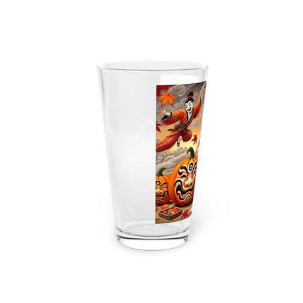 Halloween Rabbit’s Kabuki Jack-o’-Lanterns Glass, 16oz