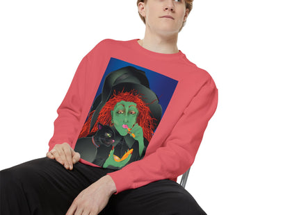 Mirror, Mirror A Witch's Touch Unisex Garment-Dyed Sweatshirt