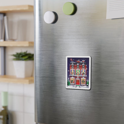 A Christmas Eve Celebration Die-Cut Magnets (5 Sizes)