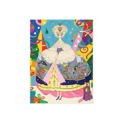 🎁✨ The Christmas Court Of Joy Ceramic Tile – Art Deco Holiday Fantasy