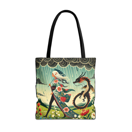 The Dragon Fairy’s Stride Tote Bag – Grace, Strength & Mythic Adventure