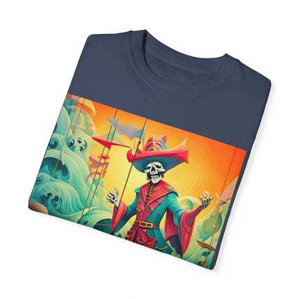 Skeleton Crew of the Misty Seas Unisex Garment-Dyed T-shirt