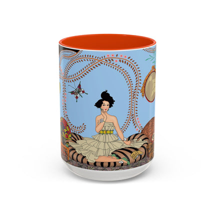 Minuit … ou l’appartement à la mode by George Barbier Colorful Mugs (11oz, 15oz)