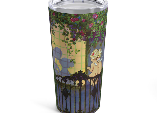 Whispers of Love: A Vintage Art Deco Fairytale Tumbler 20oz
