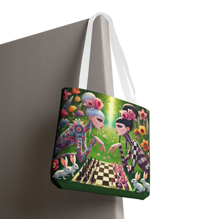 The Spring Gambit: A Fairy’s Move Tote Bag – Whimsical Chess & Spring Magic