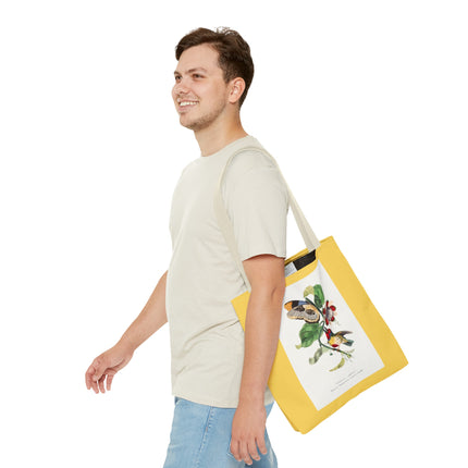Versicolored Barbet by Paul Gervais Tote Bag (AOP)