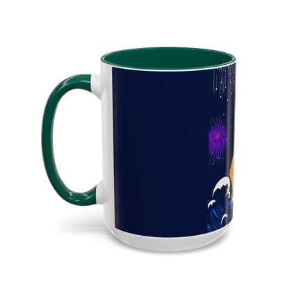 Liberty's Triumph Colorful Mugs – Art Deco Glory & Triumphant Spirit