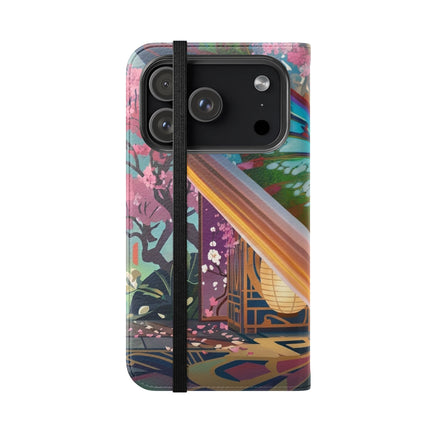 🦊🦋 Cyber Kitsune Butterfly Guardian Phone Case – Neon Magic & Digital Dreams