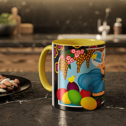 Blooms and Chicks Colorful Mugs (11oz, 15oz)