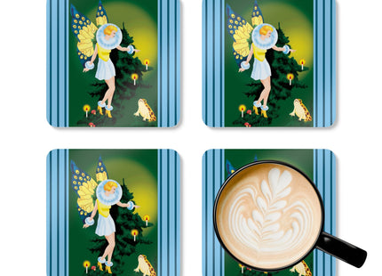 The Enchanted Encounter Corkwood Coaster Set