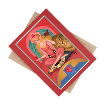July & Ruby Ceramic Tile — Gem Series by Sofia Chiostri