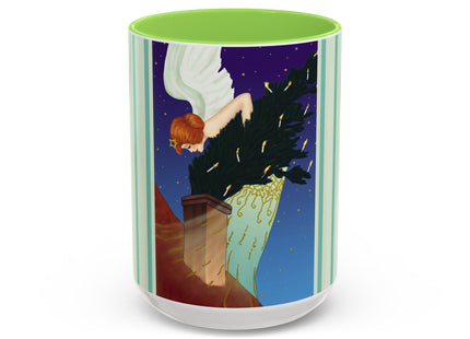 The Christmas Angel Colorful Mugs (11oz, 15oz)