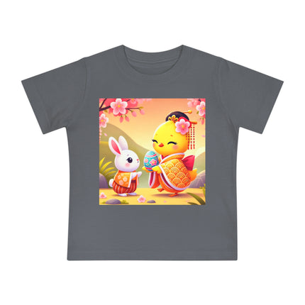 Whimsical Springtime Exchange Baby Short Sleeve T-Shirt