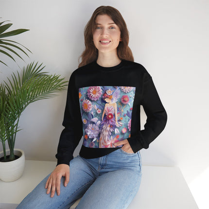 Aster Fairy Unisex Heavy Blend™ Crewneck Sweatshirt