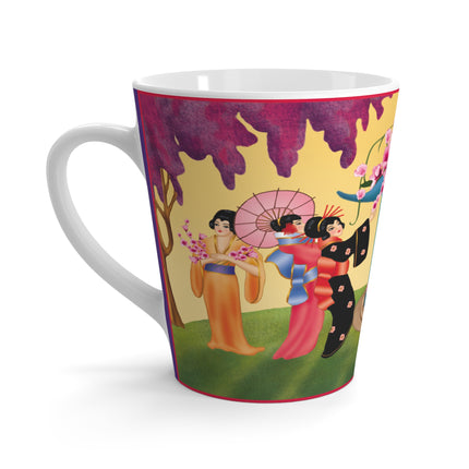 A Dance of Colors and Serenity by Carlo Chiostri Latte Mug