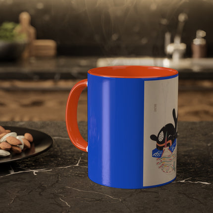 Illustrations of Japanese Toys Pl.009 by Kawasaki Kyosen Colorful Mugs, 11oz