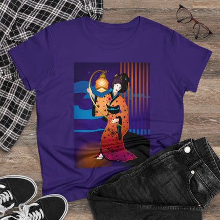 The Enchanting Geisha Women's Midweight Cotton Tee