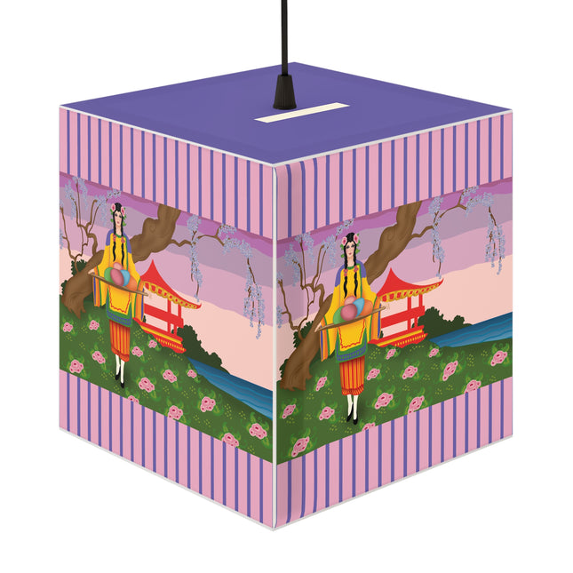 Elegance and Blooms Light Cube Lamp