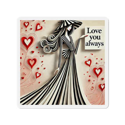 Love You Always Die-Cut Magnets (5 Sizes)