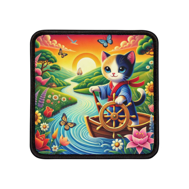 Sailor Kitten’s River Adventure Iron-On Patches