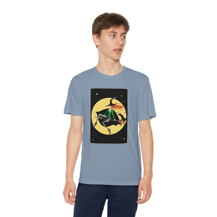 A Witch’s Moonlit Flight Youth Competitor Tee