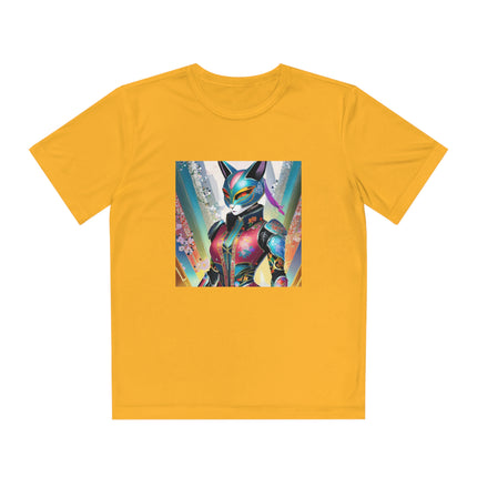 Cyberpunk Chic Youth Competitor Tee