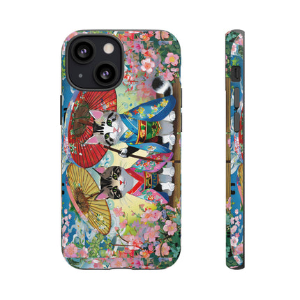 Kimono Kitties Phone Cases
