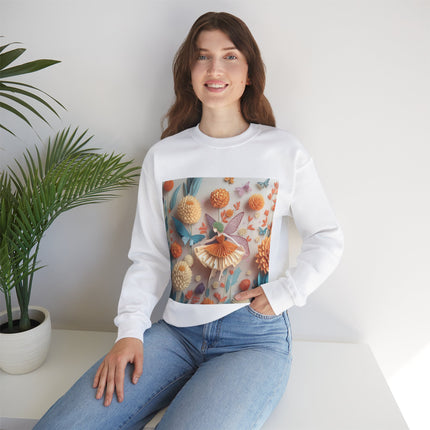 Dahlia Fairy Unisex Heavy Blend™ Crewneck Sweatshirt