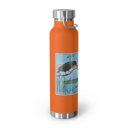 The Crow and the Frog Copper Vacuum Insulated Bottle, 22oz